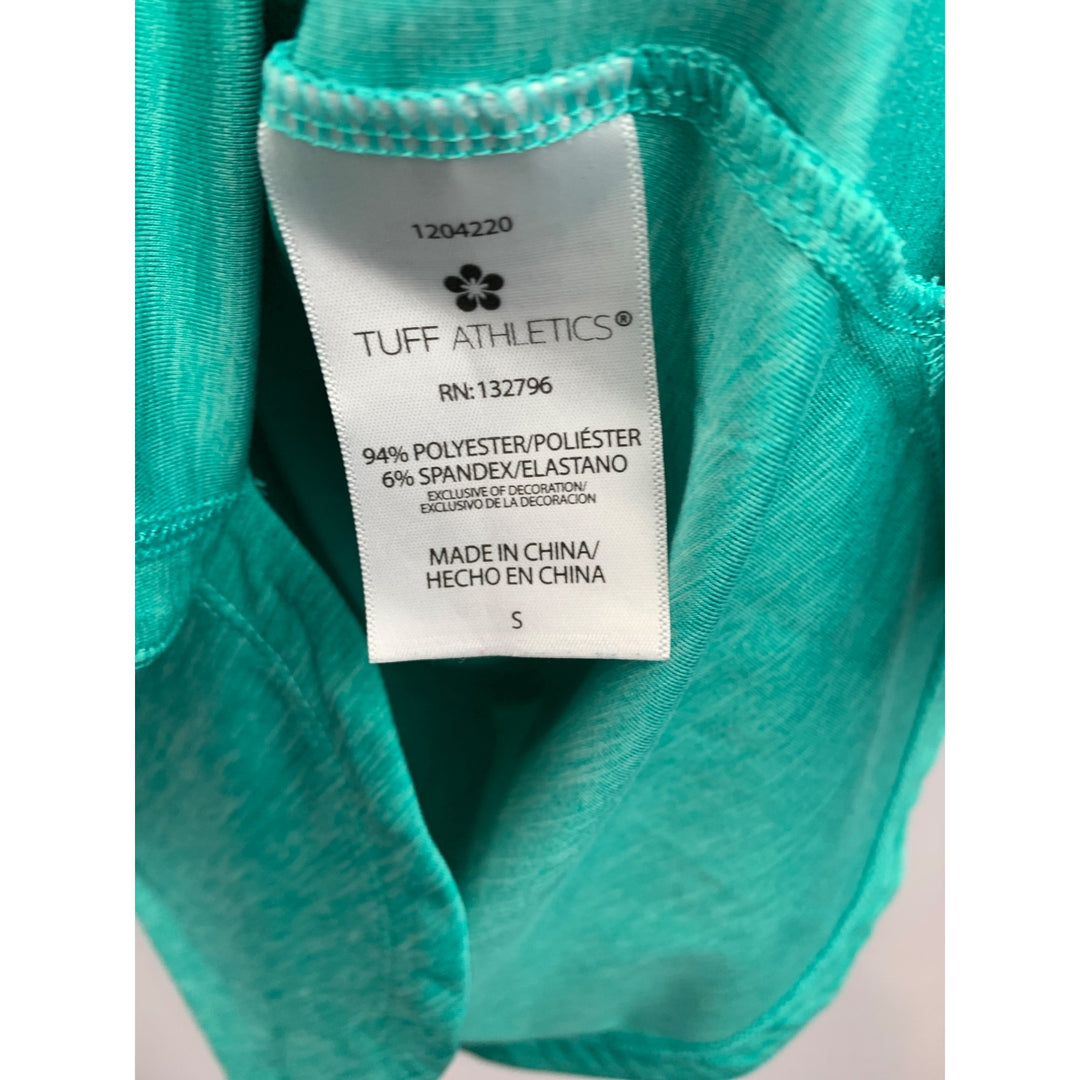 Tuff Athletics Womens Teal Performance Tee S