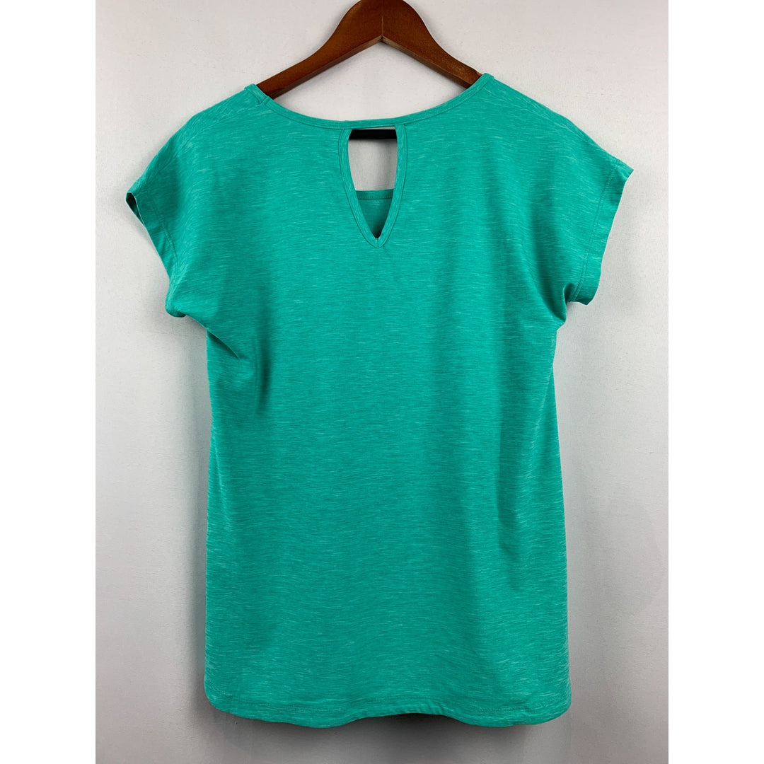 Tuff Athletics Womens Teal Performance Tee S