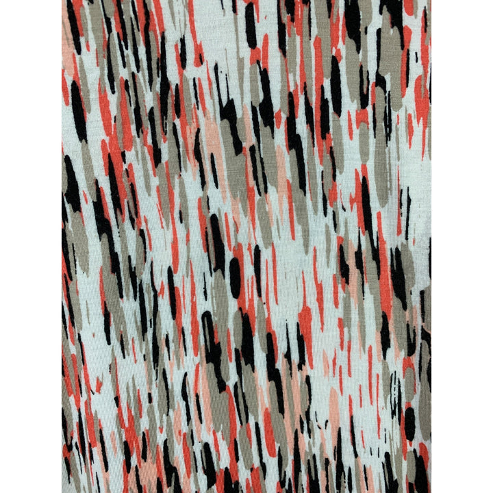 Apt. 9 Womens Short Sleeve Abstract Print Top S