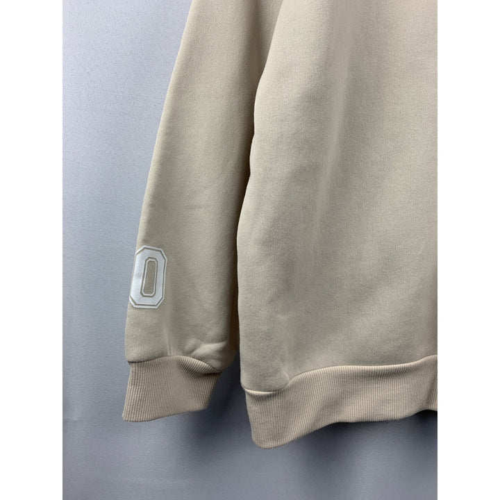 Women’s Orange Kiss Cream New York City Baggy Sweatshirt Size XL