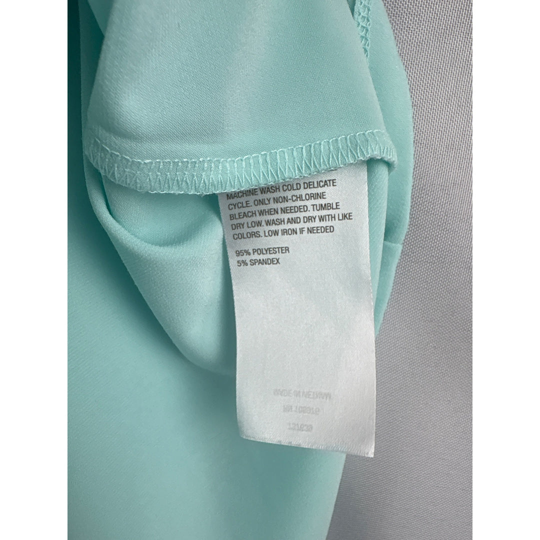 IMAN Womens Sleeveless Mint Tank Top S Polyester/Spandex Stretchy