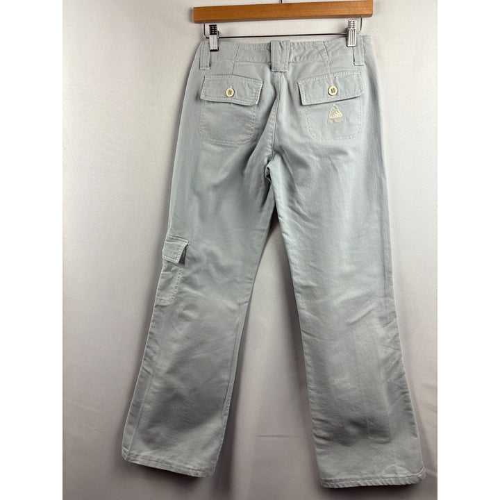 Periscope Womens Cargo Pants Size 3 Light Gray Cotton