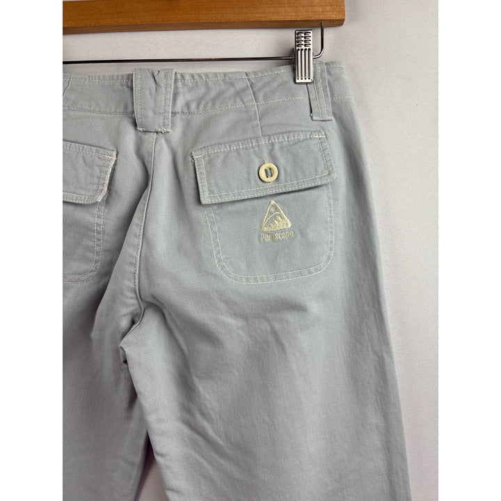 Periscope Womens Cargo Pants Size 3 Light Gray Cotton