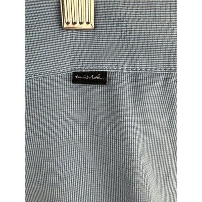 Travis Mathew Mens Blue Performance Shorts Size 36 Polyester & Cotton Blend