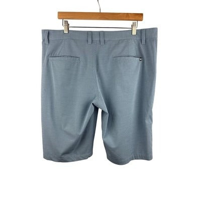 Travis Mathew Mens Blue Performance Shorts Size 36 Polyester & Cotton Blend