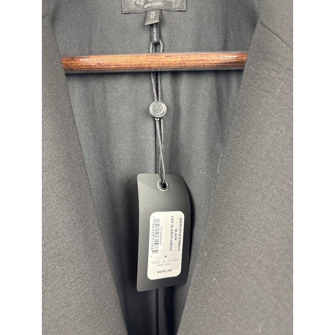 Women’s Rag & Bone Medium Black Dax Blazer Dress