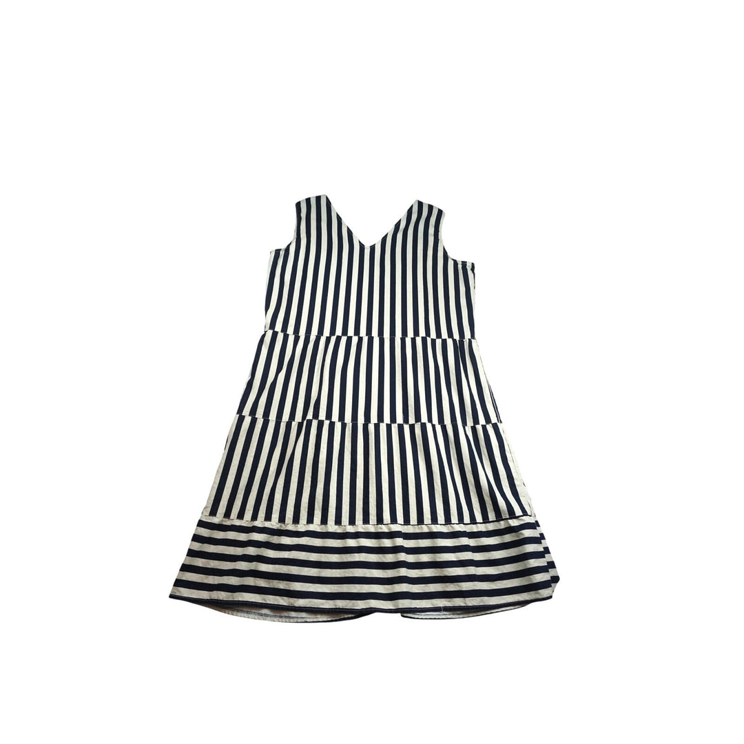 Women's Ulla Popken Striped Dress, Cotton Blend  - Size L