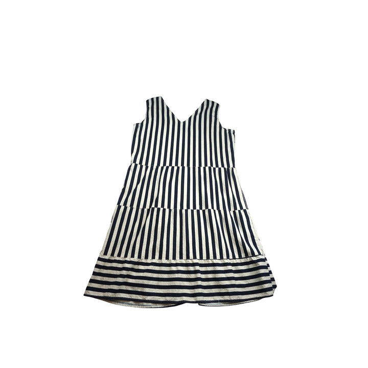 Women's Ulla Popken Striped Dress, Cotton Blend  - Size L