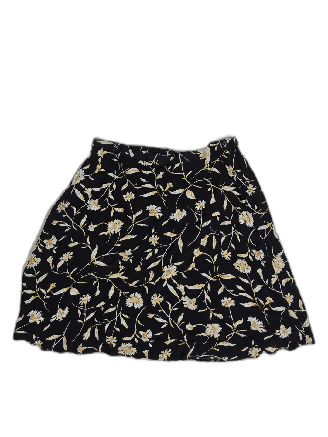 Womens Worthington Floral Skirt Black Size 13W