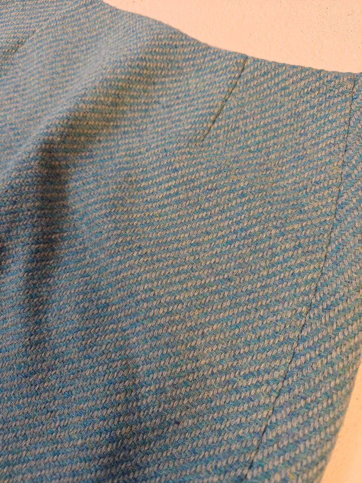 Womens Kors Michael Kors Wool Pencil Skirt Blue Size 6