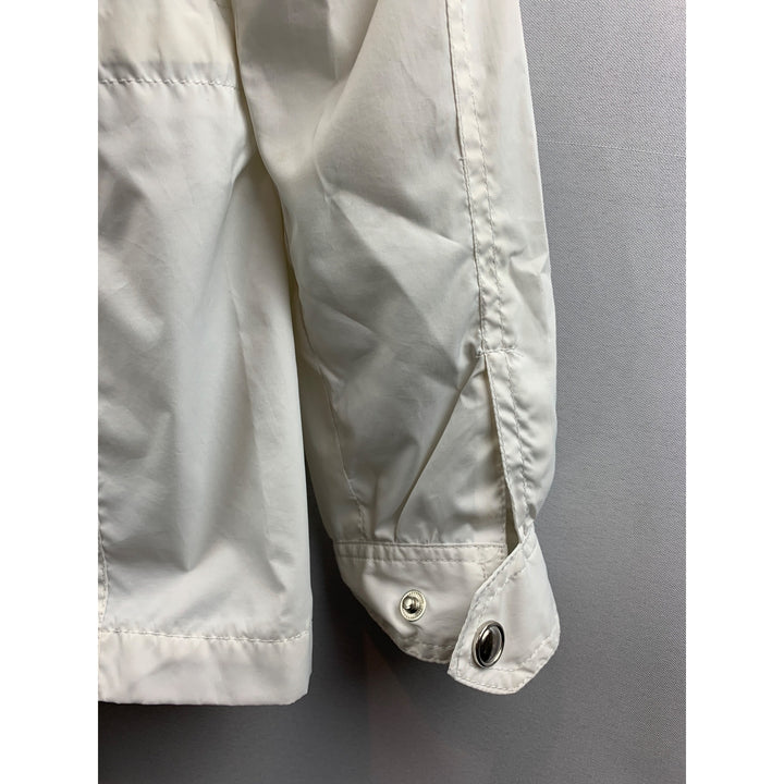 Women's Vintage Y2K Larry Levine White Wind Breaker Jacket  Size XS