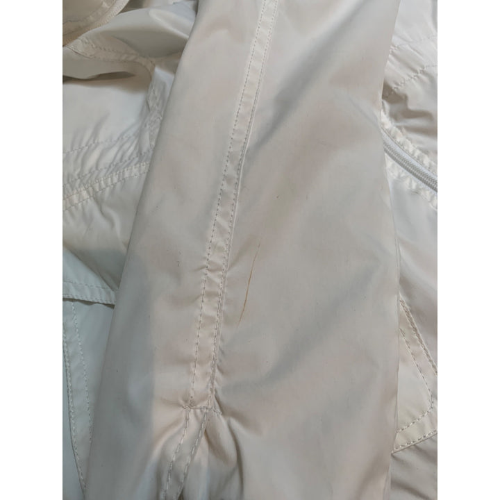 Women's Vintage Y2K Larry Levine White Wind Breaker Jacket  Size XS