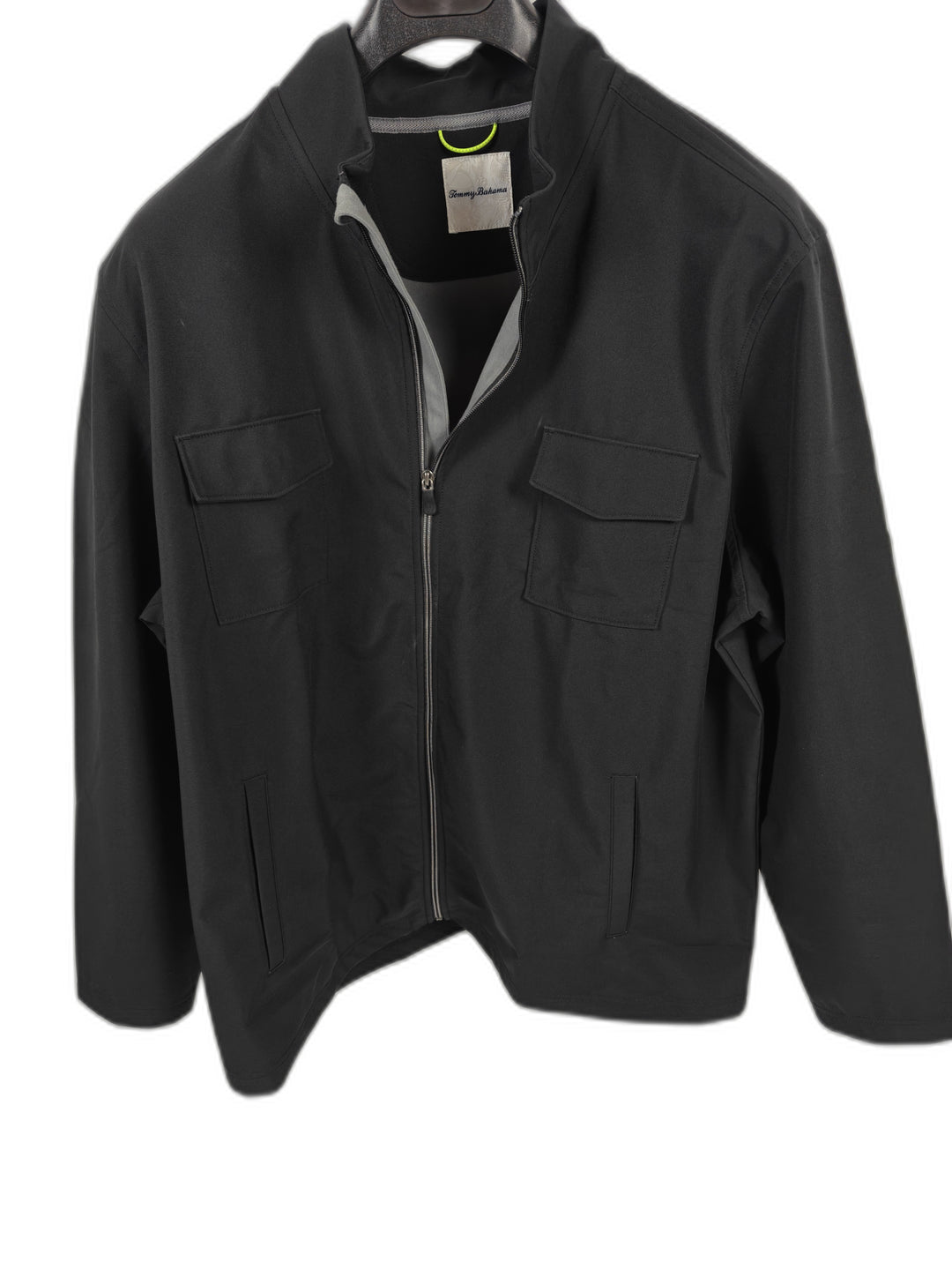 Men Tommy Bahama Bay Breaker Jacket Black 3XT