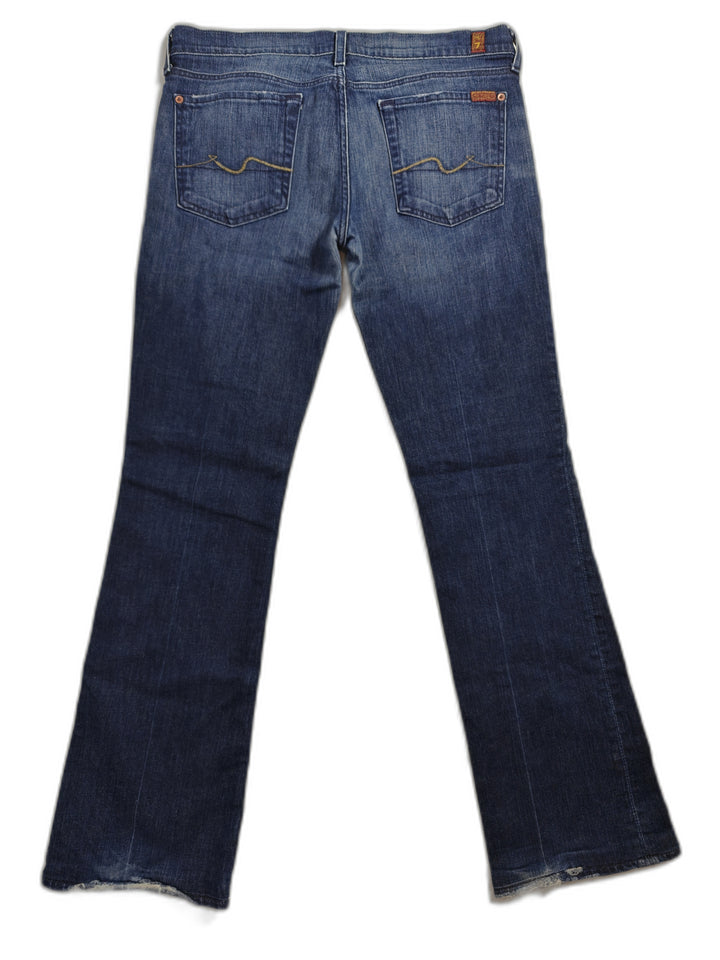 Women 7 For All Mankind Bootcut Jeans Blue Size 31