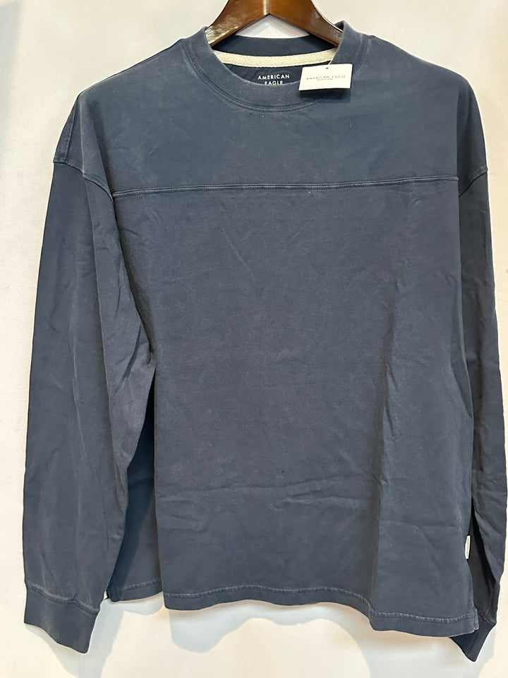 Men’s American Eagle Blue Boxy Long Sleeve Tee Size L