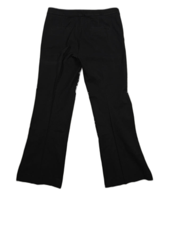 Womens Banana Republic Flare Pants Black Size 14