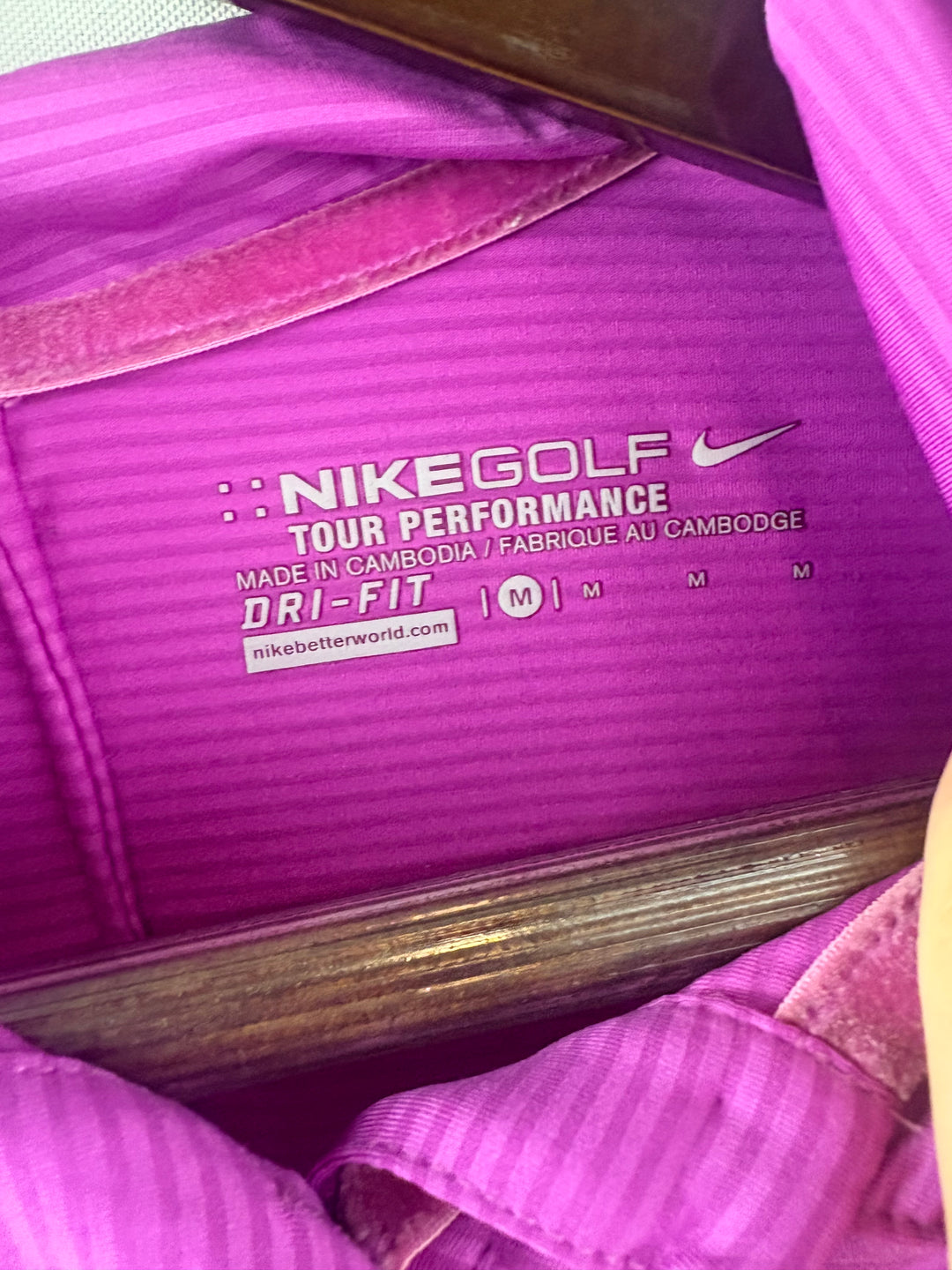 Women’s Nike Golf Medium Bright Purple Sports Polo