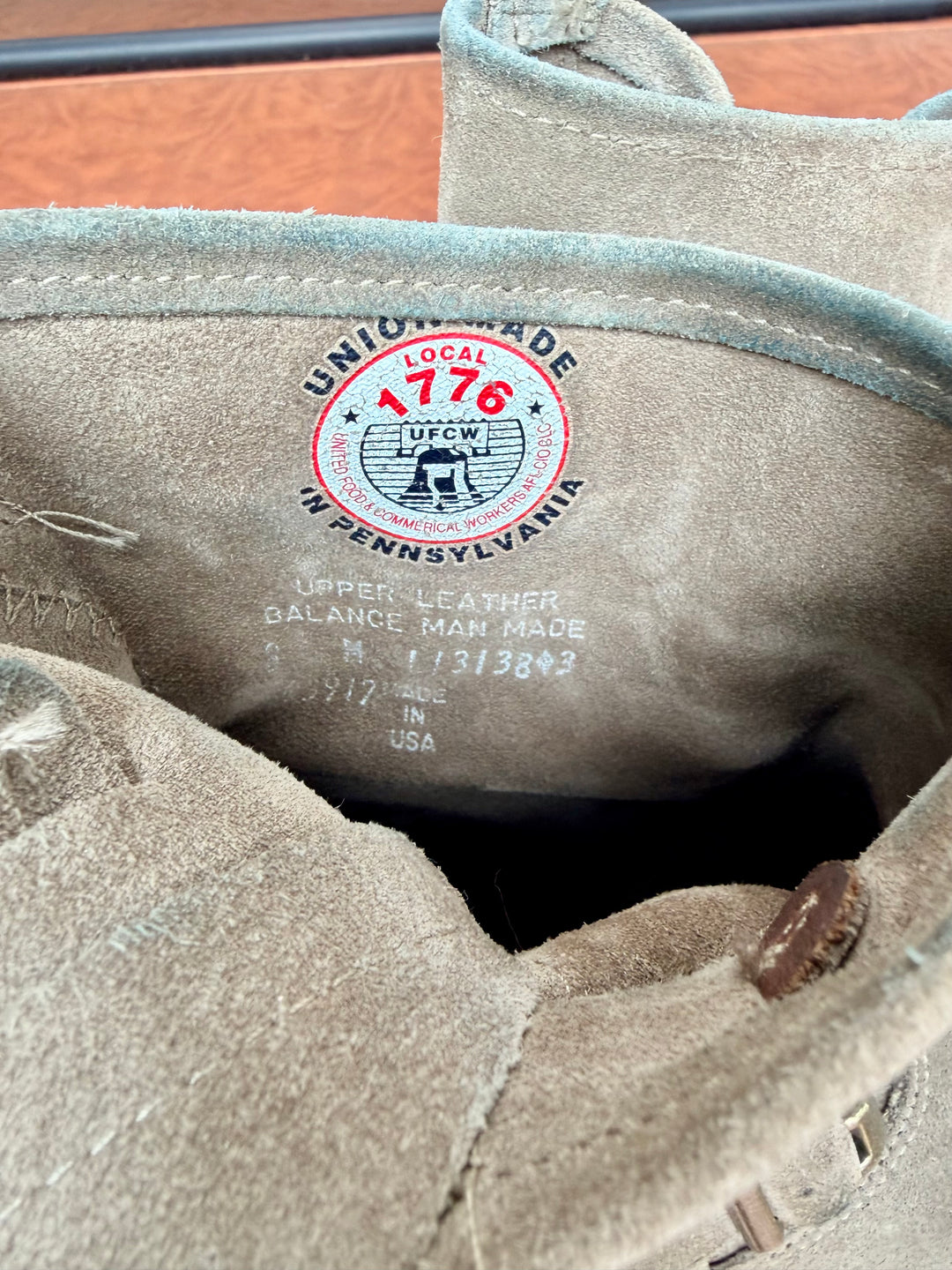 Vintage Shoe Company USA Union Made Pennsylvania Leather Ankle Boots Women's Size 8