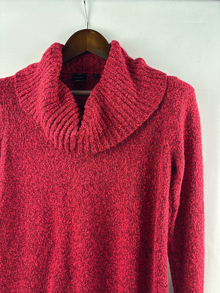 Women’s Rafaella Small Cherry Red Turtleneck Sweater
