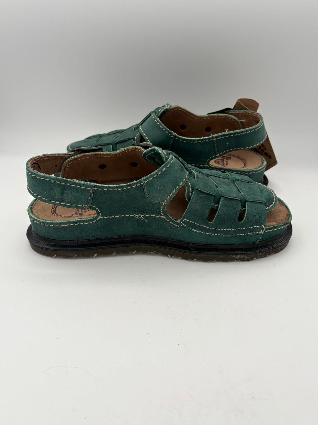 Women’s Dr. Martens Size 8 Forest Green Suede Sandals