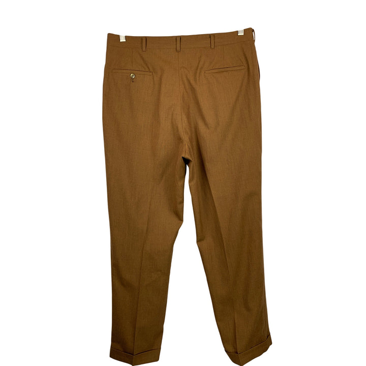 Ratner California Slacks Brown Mens Trousers - Classic Fit Comfortable & Stylish