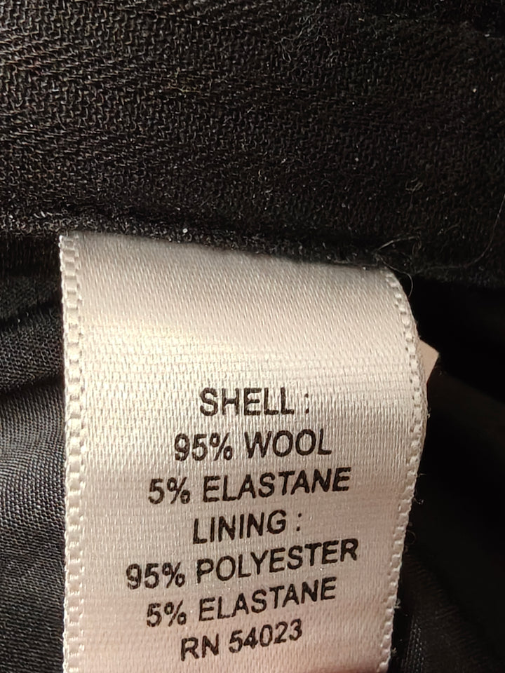 Womens Banana Republic Jackson Fit Dress Pants Black Size 12L