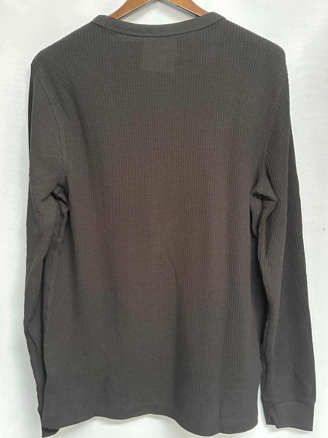 Men’s Sonoma Black Waffle Knit Jersey Size L