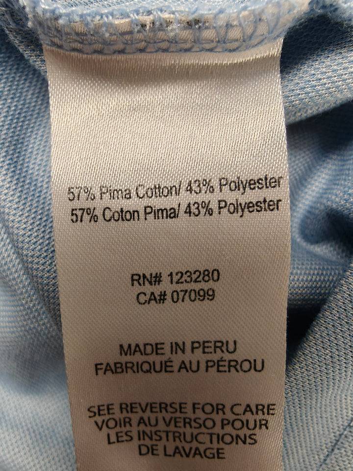 Mens TravisMathew Polo Blue XL