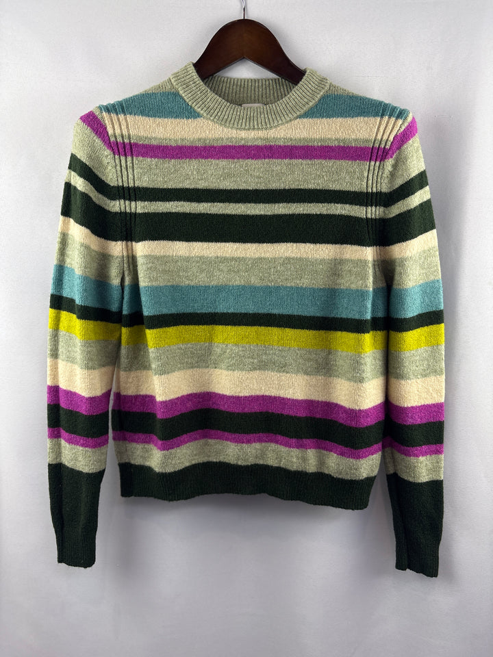 Women’s A New Day Small Multicolor Striped Sweater