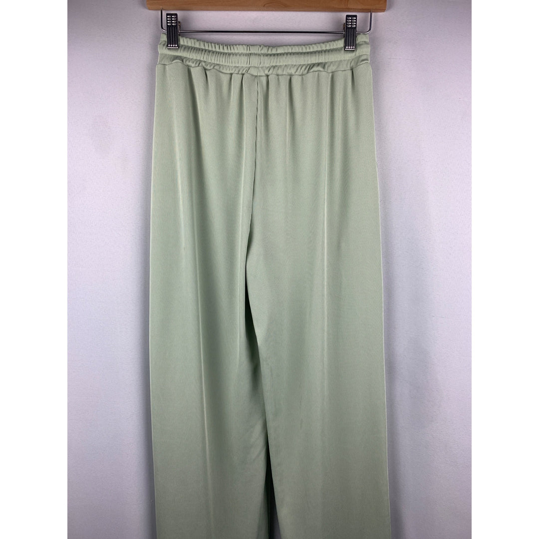 Women’s Katch Me Sage Green Ribbed Pants Size M