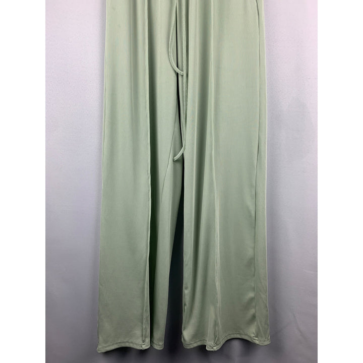 Women’s Katch Me Sage Green Ribbed Pants Size M