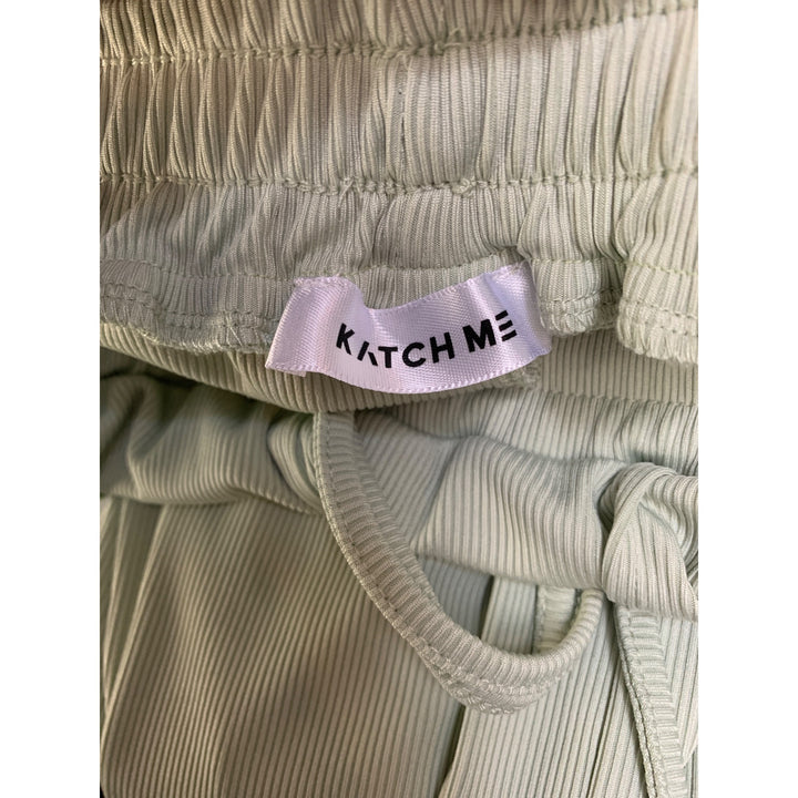 Women’s Katch Me Sage Green Ribbed Pants Size M