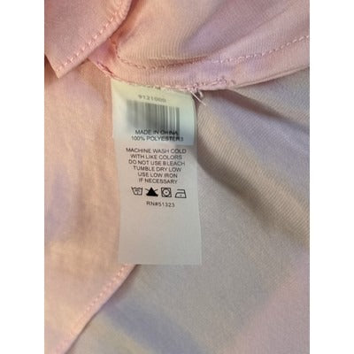 Women’s Vince Camuto Pink Sleeveless V-Neck Blouse Sz M