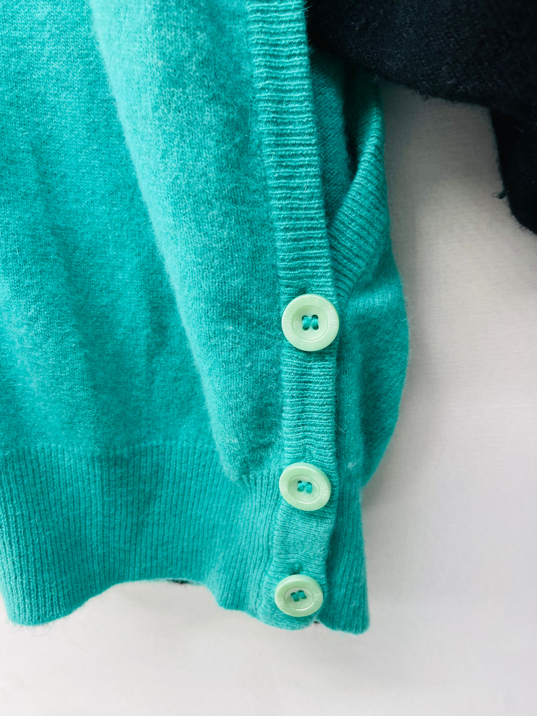 Vintage Denny Tricot Angora 2 Piece Sweater Set Cardigan Knit Top Made in Italy