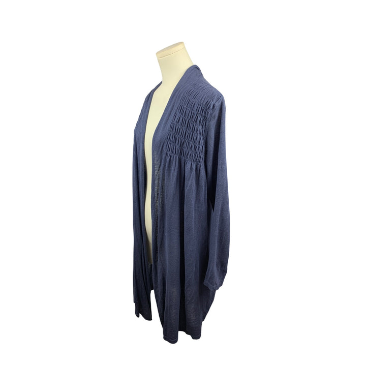 August Silk Womens Open Front Cardigan 1X