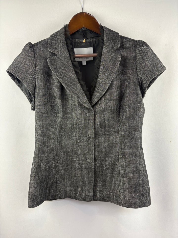 Women’s Classiques Entier Small Gray Short Sleeve Blazer