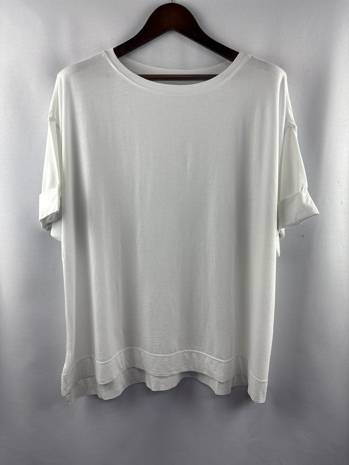 Women’s LOGO Principles XL White Short Sleeve Shirt