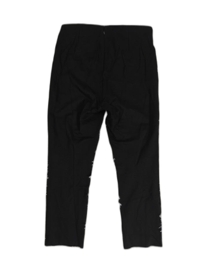 Womens Elie Tahari Straight Leg Black Pants Size 12