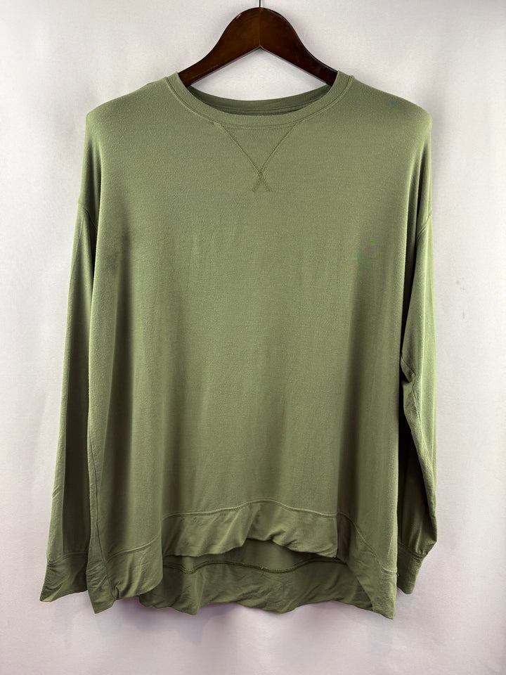 Women’s Old Navy Medium Olive Green Long Sleeve Henley