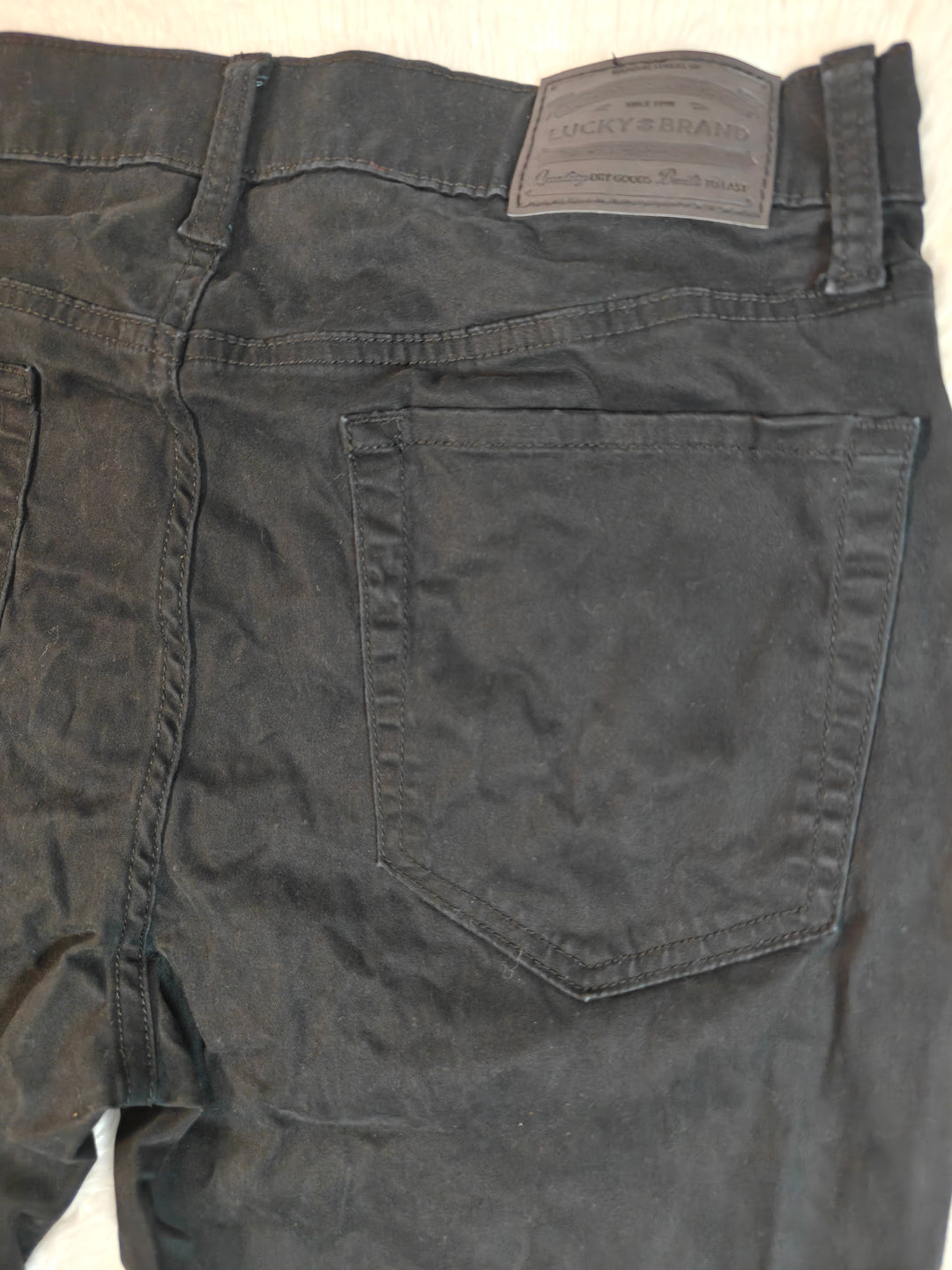 Mens Lucky Brand Jeans Black 34x32