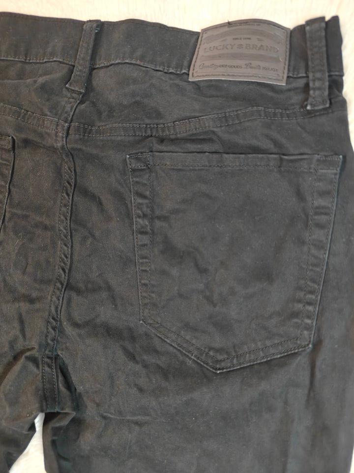 Mens Lucky Brand Jeans Black 34x32