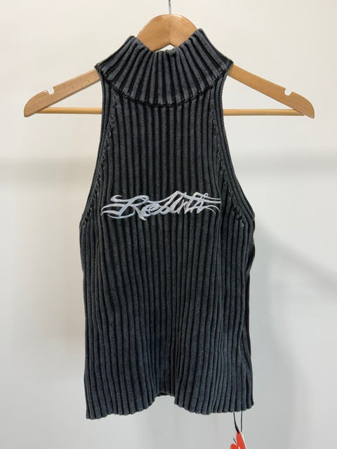 Cider Ribbed “Rebirth” Tank - Medium Grey SzXL NWT