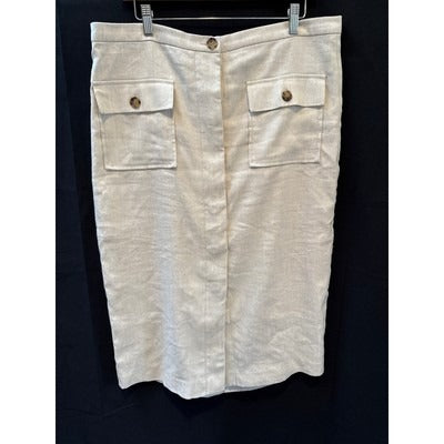 Women’s Ann Taylor Beige Pencil Skirt Sz 16