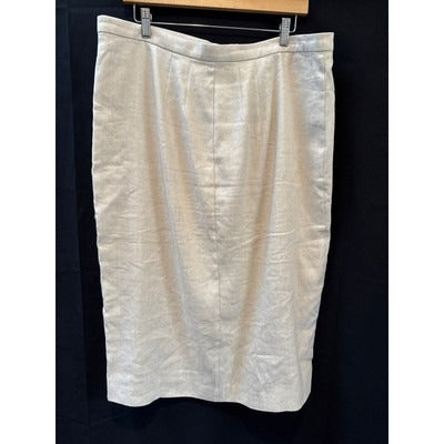 Women’s Ann Taylor Beige Pencil Skirt Sz 16