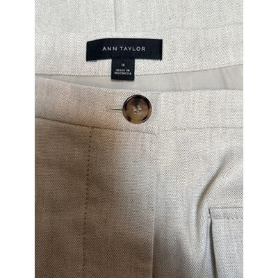 Women’s Ann Taylor Beige Pencil Skirt Sz 16