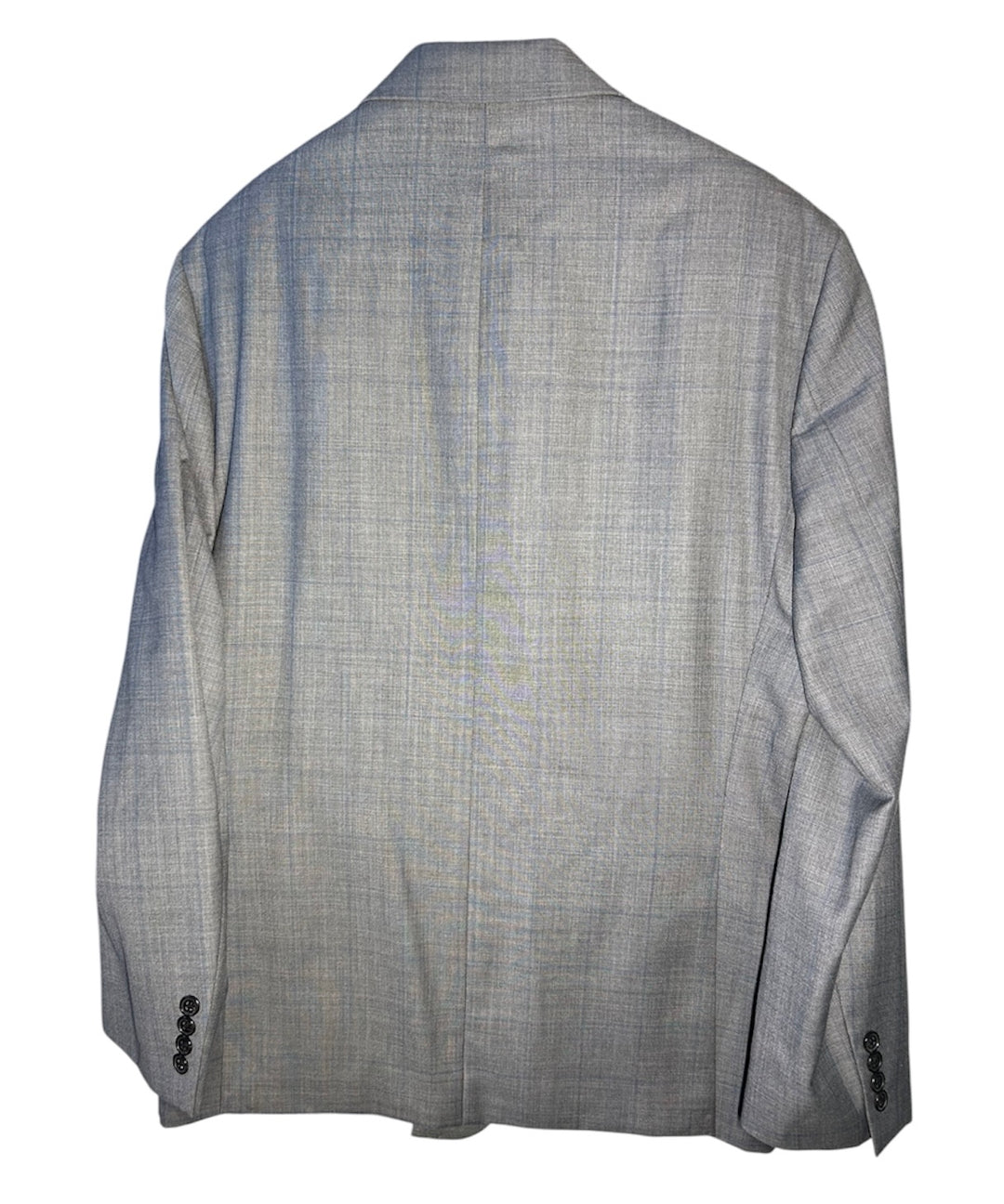Lauren Ralph Lauren Men’s 42R Gray Wool Blend Suit Windowpane Check 36x30