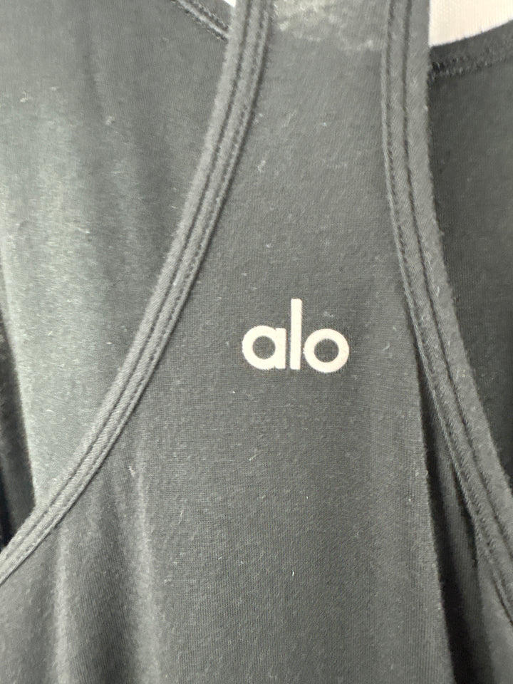 Women’s Alo Medium Black Racerback Sports Tank