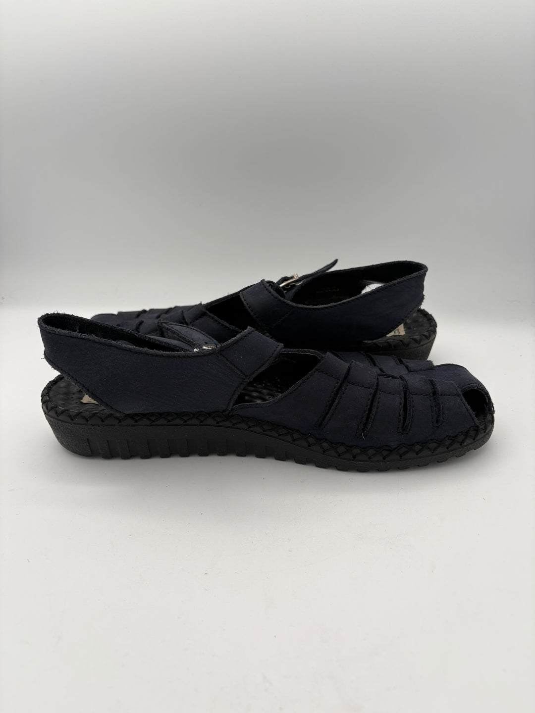 Women’s Josef Seibel Size 8 Navy Blue Air Massage Sandals