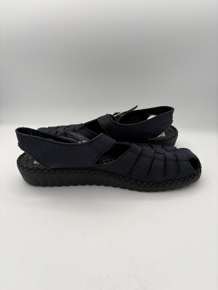 Women’s Josef Seibel Size 8 Navy Blue Air Massage Sandals