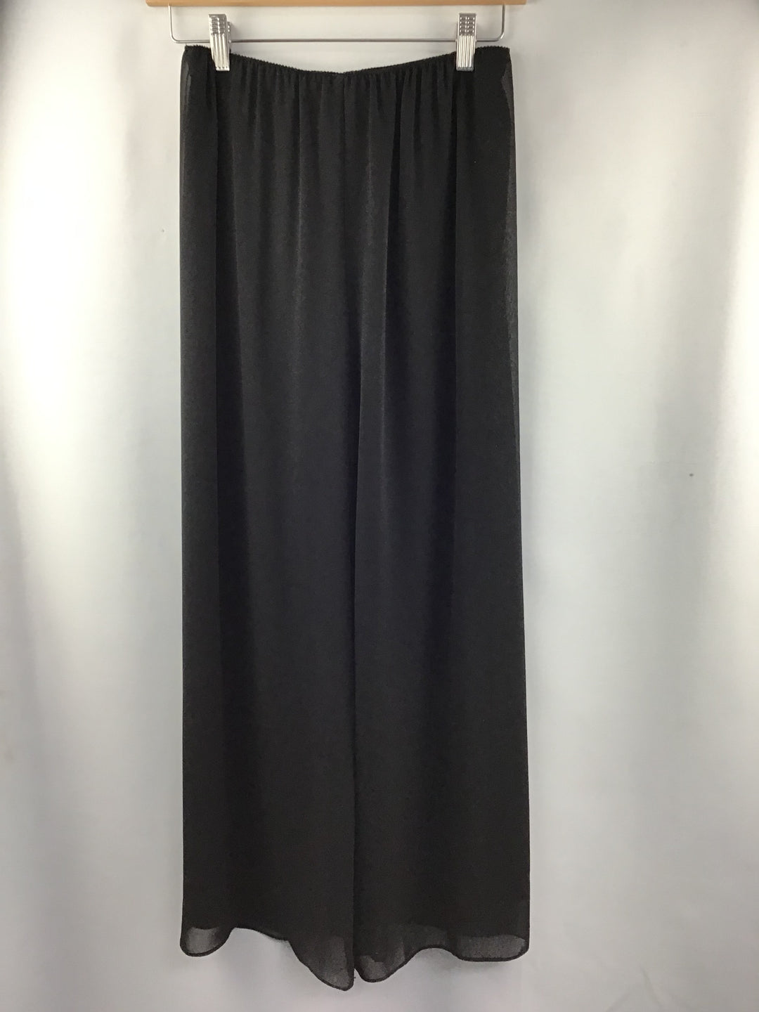 Alex Evenings Women's Black Wide Legged Trousers  Size S